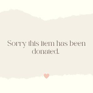Item Donated - Please see my other items